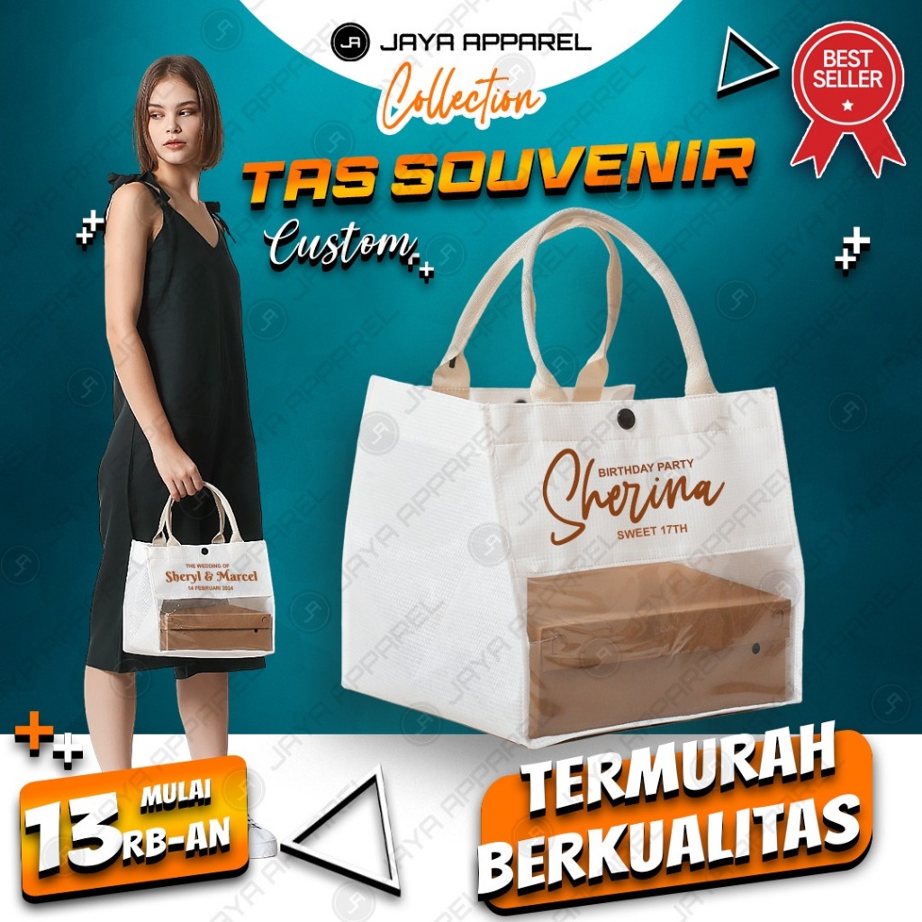 Tas Hampers Nasi Box-Tas Sovenir Nasi Box-Custom Sablon