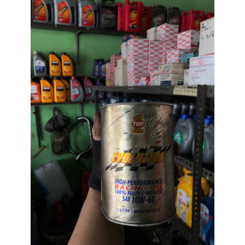 Oli mesin Top 1 Evolution racing 1L SAE 10W-60