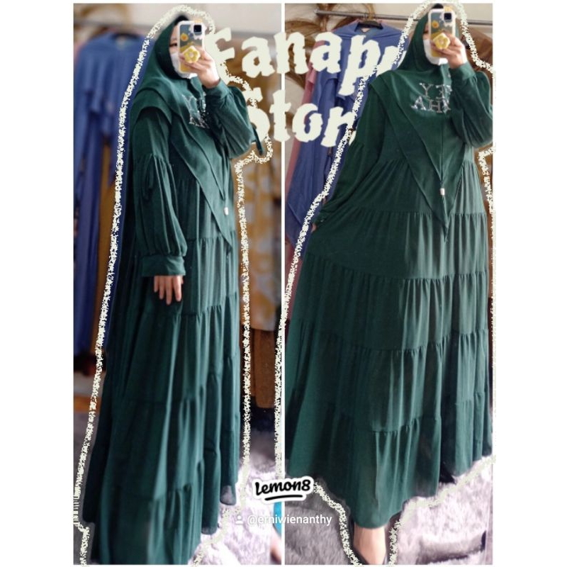 Set Syari Alika By Keykha / dress syar'i