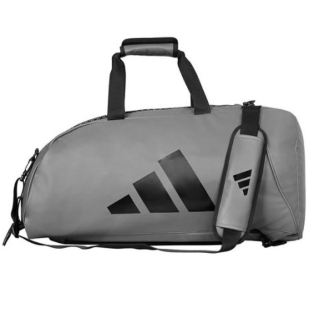 Adidas Training Bag 2in1 Grey - Adidas Tas Tennis Yoga Training GymKarate Taekwondo Judo Boxing