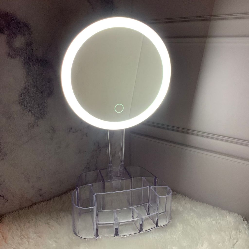 COSMETIC MIRROR LED - Cermin lampu Led - Beauty mirror cermin - Cermin makeup Led - kaca cermin make
