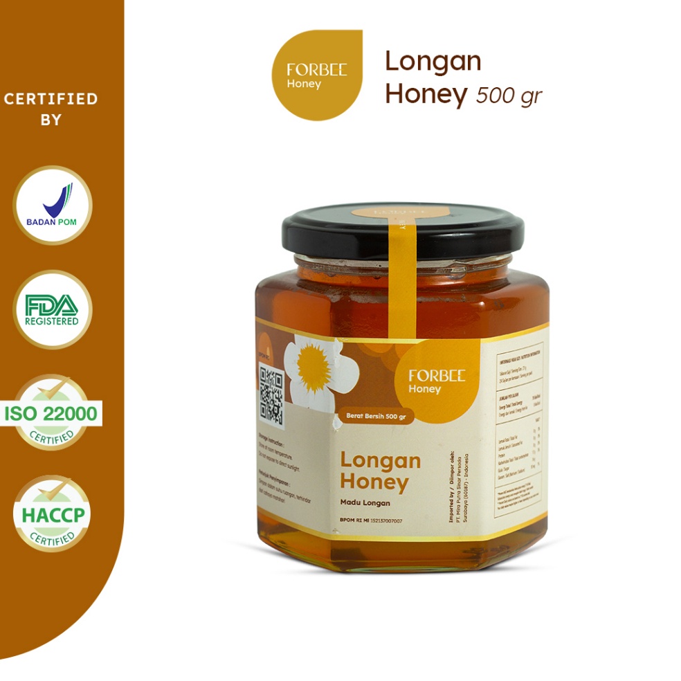 

B@ru Madu Longan Forbee Honey 500g Kaca | Nafsu Makan Anak | Herbal Batuk Dan Flu Si Kecil Sale of Day