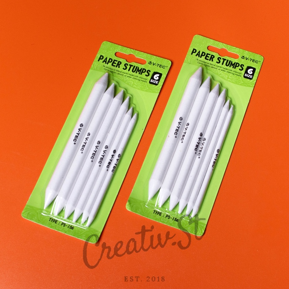 

[☃R21<] V-tec Paper stump Paper Pencil Dusel Tortillon SET PP-156 GOGO Order