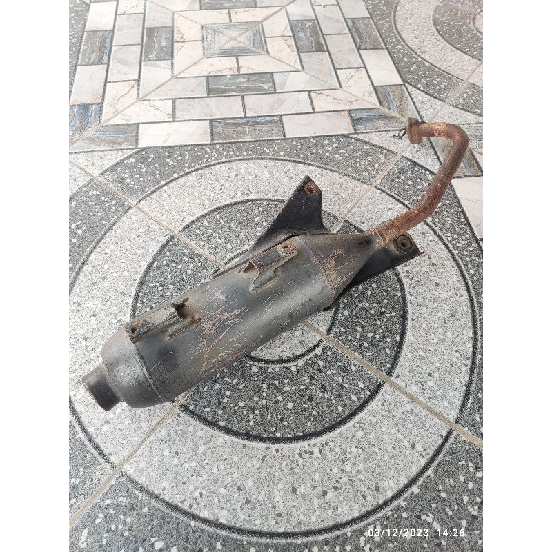 knalpot kenalpot ori standar mio j gt soul gt 115 original asli second