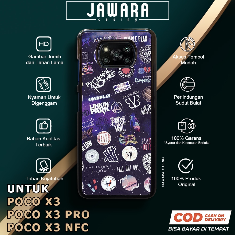 Case Poco X3 X3 Pro X3 NFC Jawara Casing [MSCB] Case Glossy Case Aesthetic Custom Case Anime Case Hp