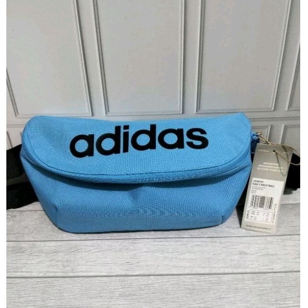 Tas Pinggang Waistbag Adidas Original Biru Pink