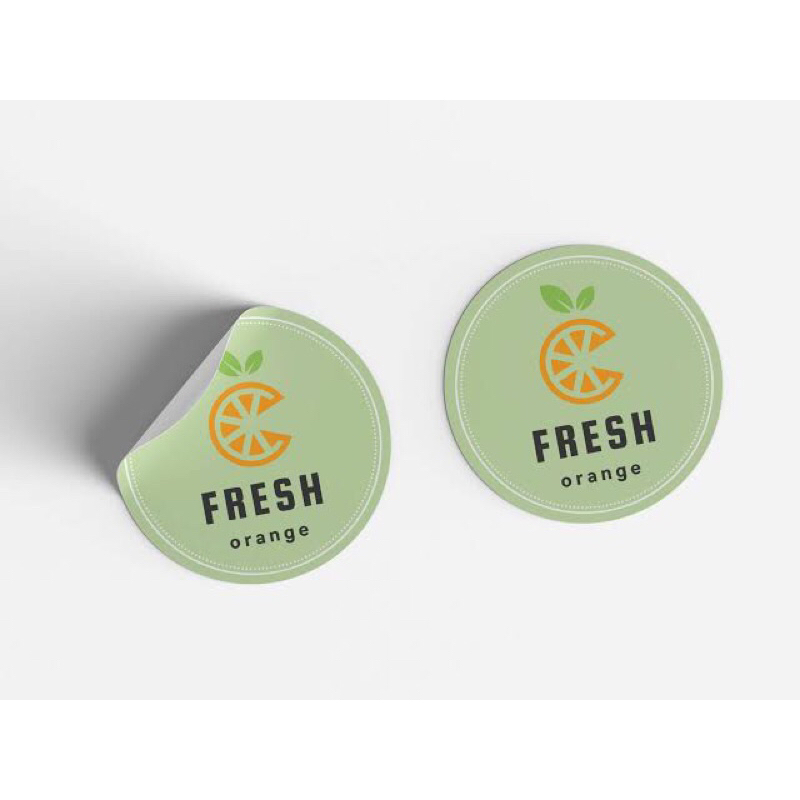 

Desain stiker Logo makanan/toko/produk