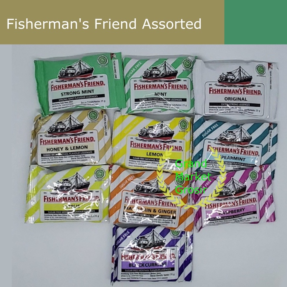 

[KODE 8KVZ0] Fisherman's Fisherman Friend Permen Pedas