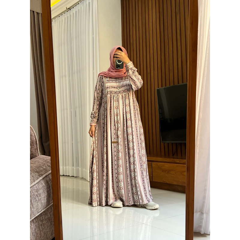 //READY STOK//DRESS ORI BY NADHEEFA STORE/DRESS POLOS/GAMIS TWILL UNIQLO/GAMIS ETNIK