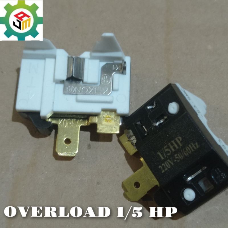 OVERLOAD KOMPRESOR KULKAS 1/5 HP SESUAI GAMBAR
