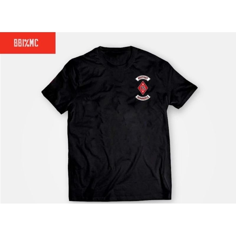 Baju Kaos BB Support Motorcycle BB 1% MC