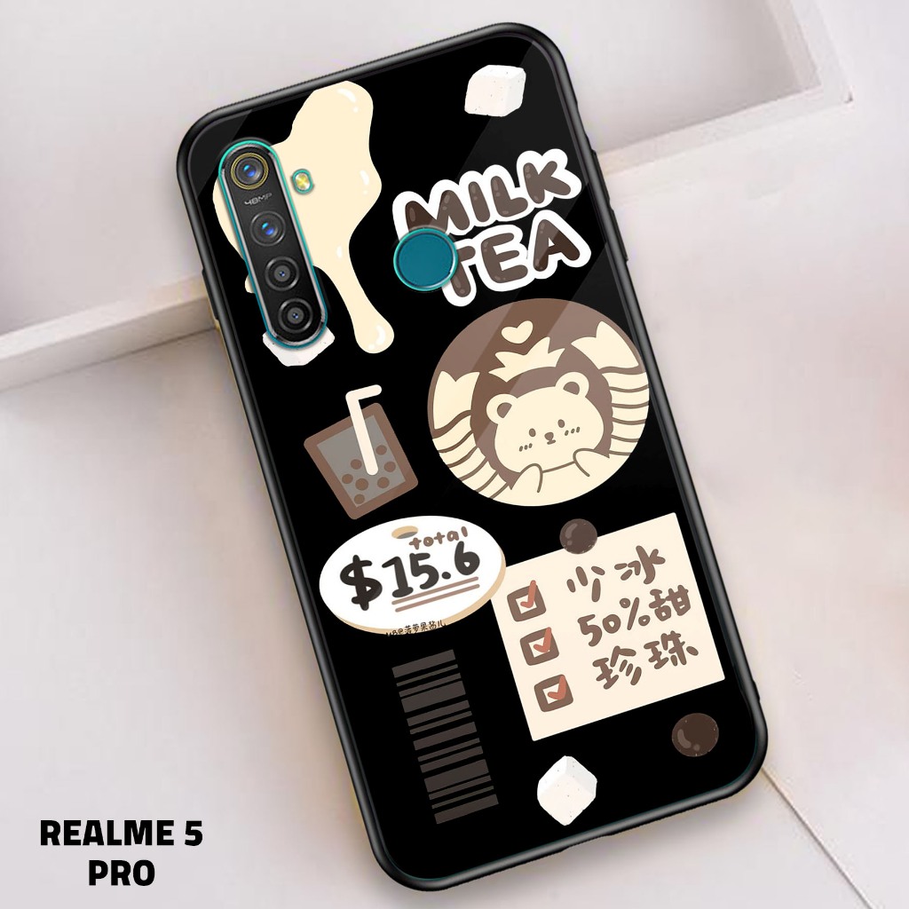 Case Realme 5 Pro - Casing REALME 5 PRO - ( Starbucks ) - Case 2D Glossy - Case Hp - Casing Hp - Sof