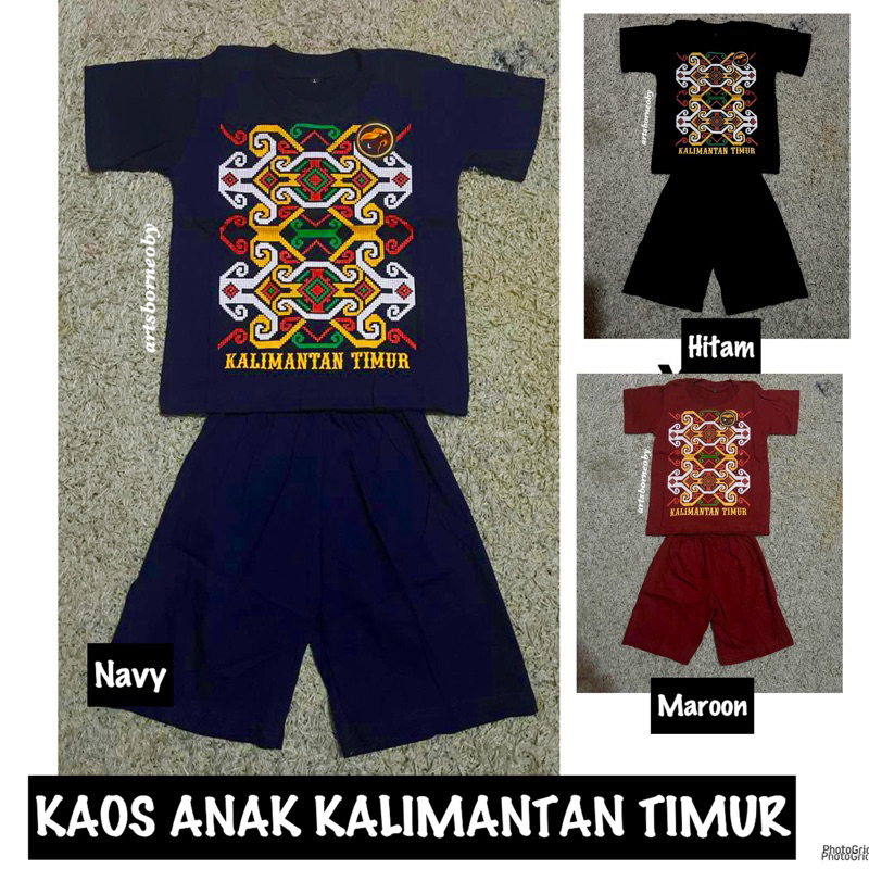 KAOS ANAK KALIMANTAN TIMUR (SETELAN)