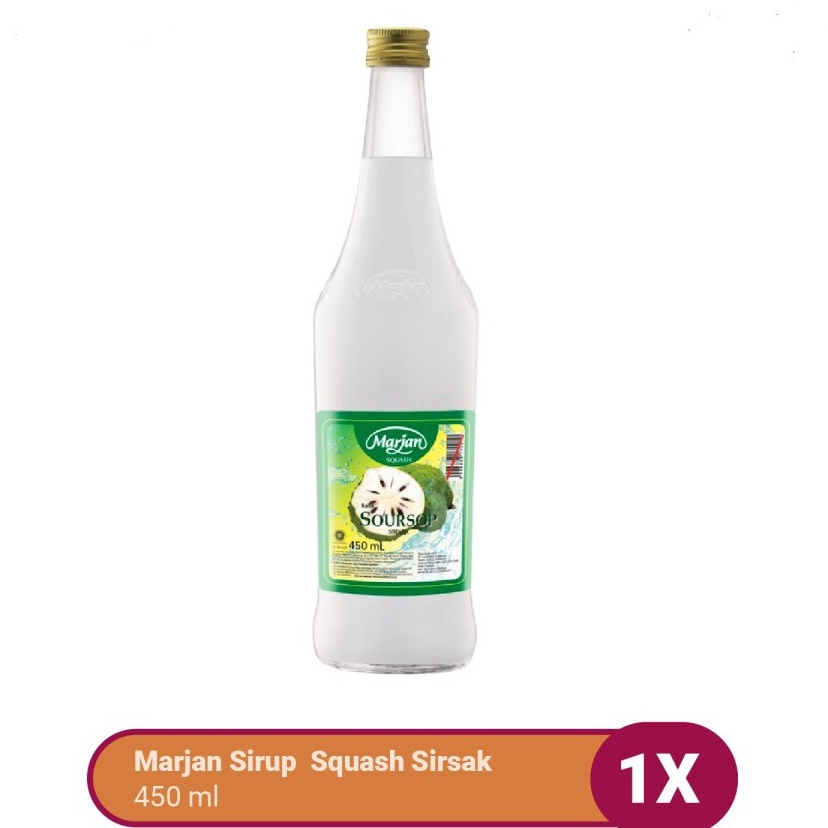 

[KODE PRODUK KDMWP8464] SIRUP MARJAN SQUASH SIRSAK 450ML SOURSOP SYRUP