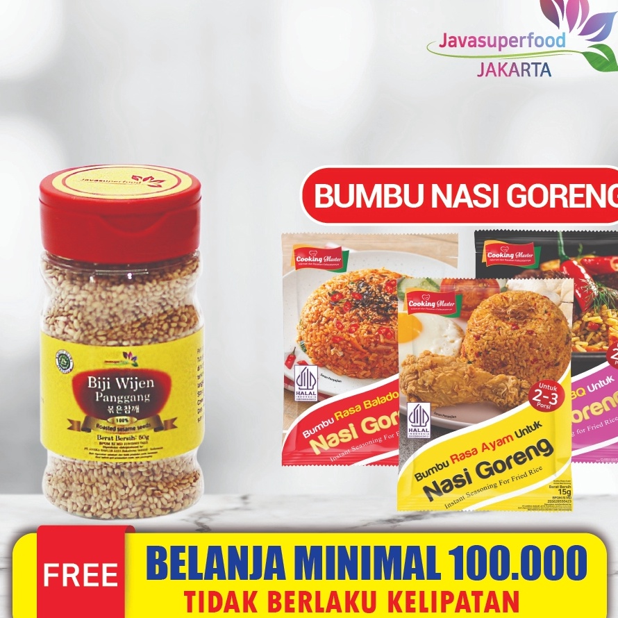 

Paling Popular Biji Wijen Panggang / Sesame Seeds Roasted 50g ➾❈❁