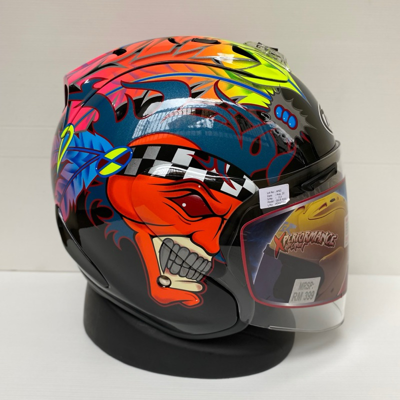 HELM TSR RAM 4 RUSSEL BLACK