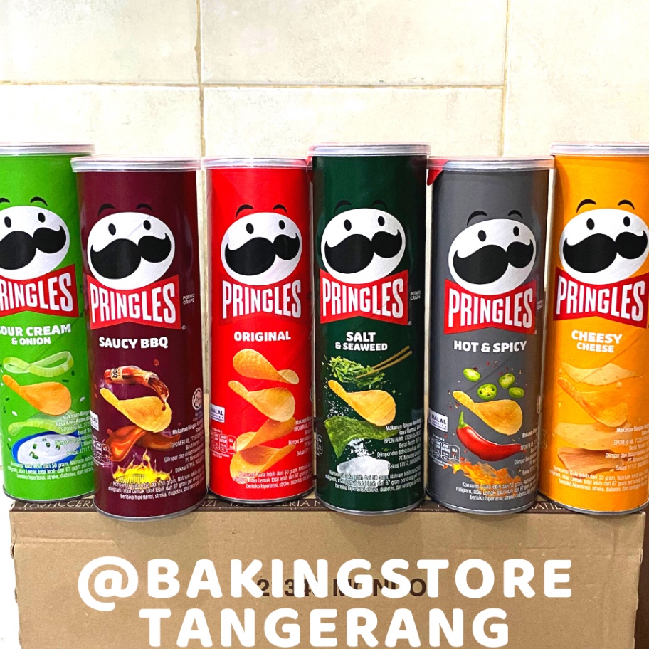 

Stock Banyak Pringles Keripik Kentang 102 Gr | Pringles Potato Chips Ready Stock