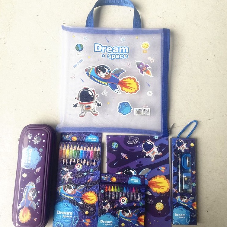 

Ready [SERBALAKUOFFICIAL](KTPS.11)KOTAK PENSIL SETT / STUDY SET STATIONERY SET ALAT TULIS SEKOLAH ANAK SET ATK MOTIF