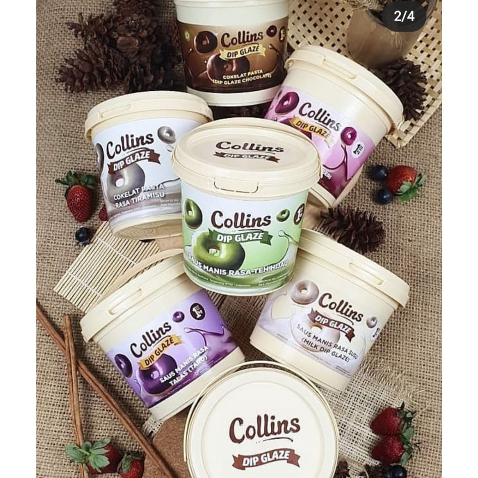 

Seller Collins Dip Glaze 1kg - Coklat Dipping Glaze Topping Donat / Pisang Nugget Best Produk