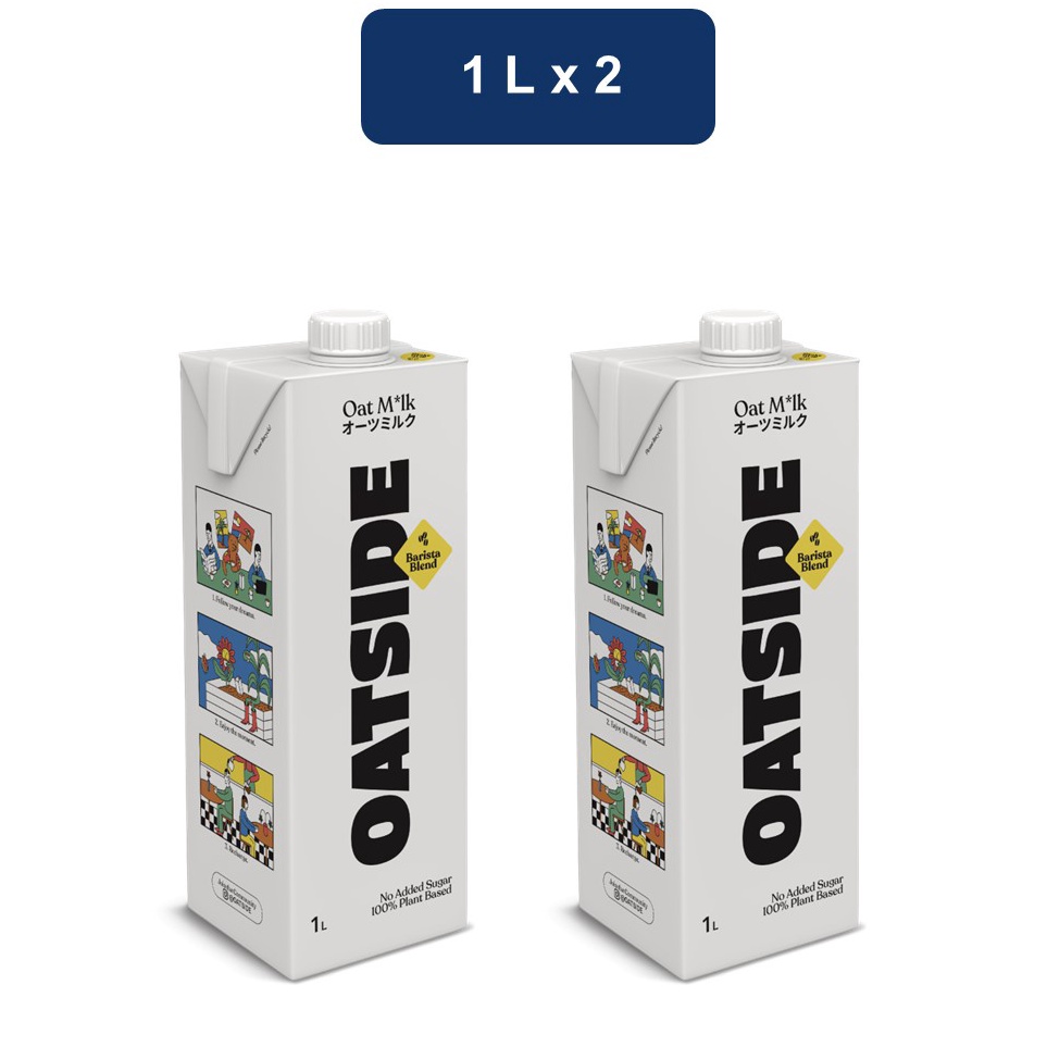 

Jual Oatside Oat Milk Barista Blend 2 x 1 L Terkini