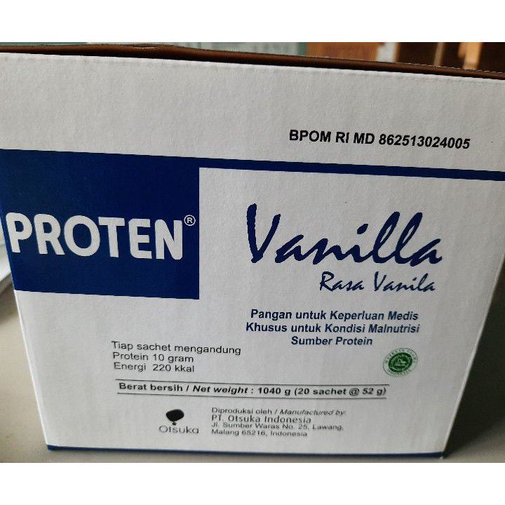 

[KODE G7LLC] PROTEN (SUSU KEDELAI) Tinggi protein