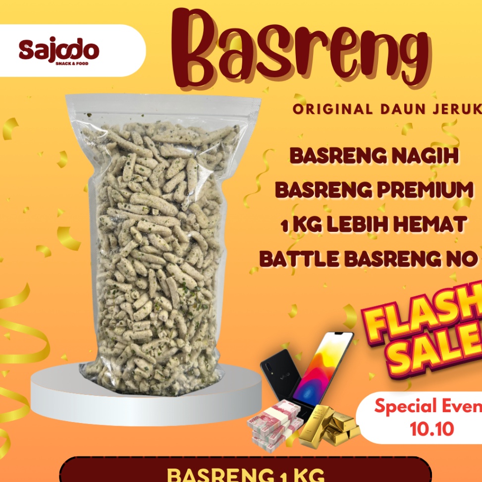 

[☽R5\] [FLASH SALE] Basreng Ori Daun Jeruk 1 KG Discount