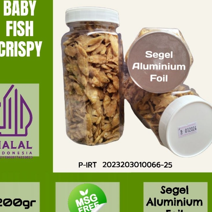 

[KODE NTBMH] Baby Fish | Baby Fish Crispy | Baby Fish Ikan Nila Goreng Crispy Toples 200gr