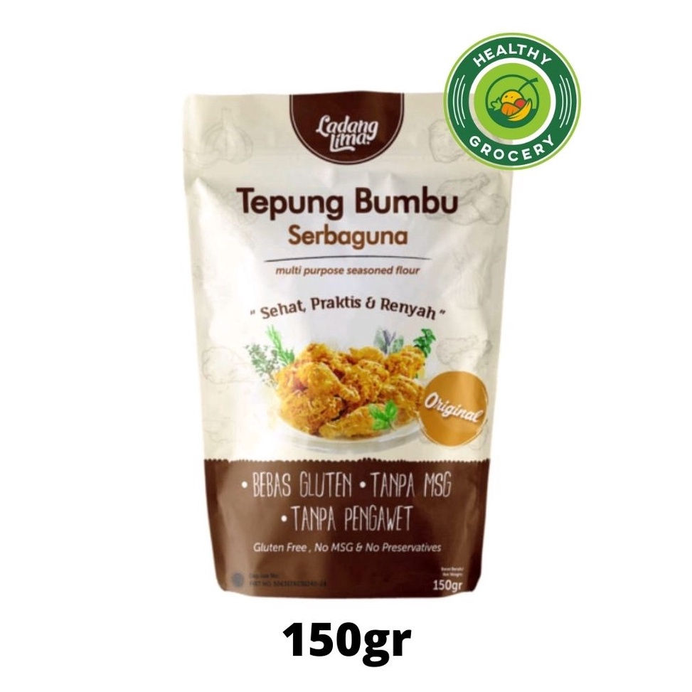 

Diju@l Mur4h Ladang Lima Tepung Bumbu Serbaguna 150gr Impor Terbaru