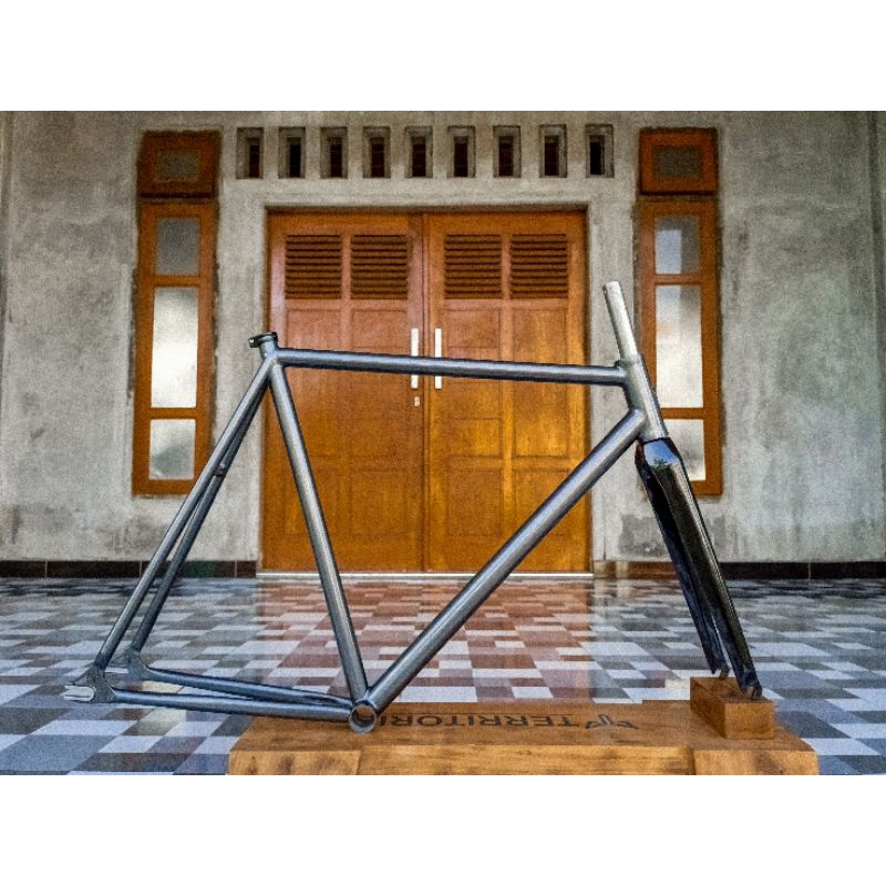 frame dan fork lokal fixie pursuit size 58