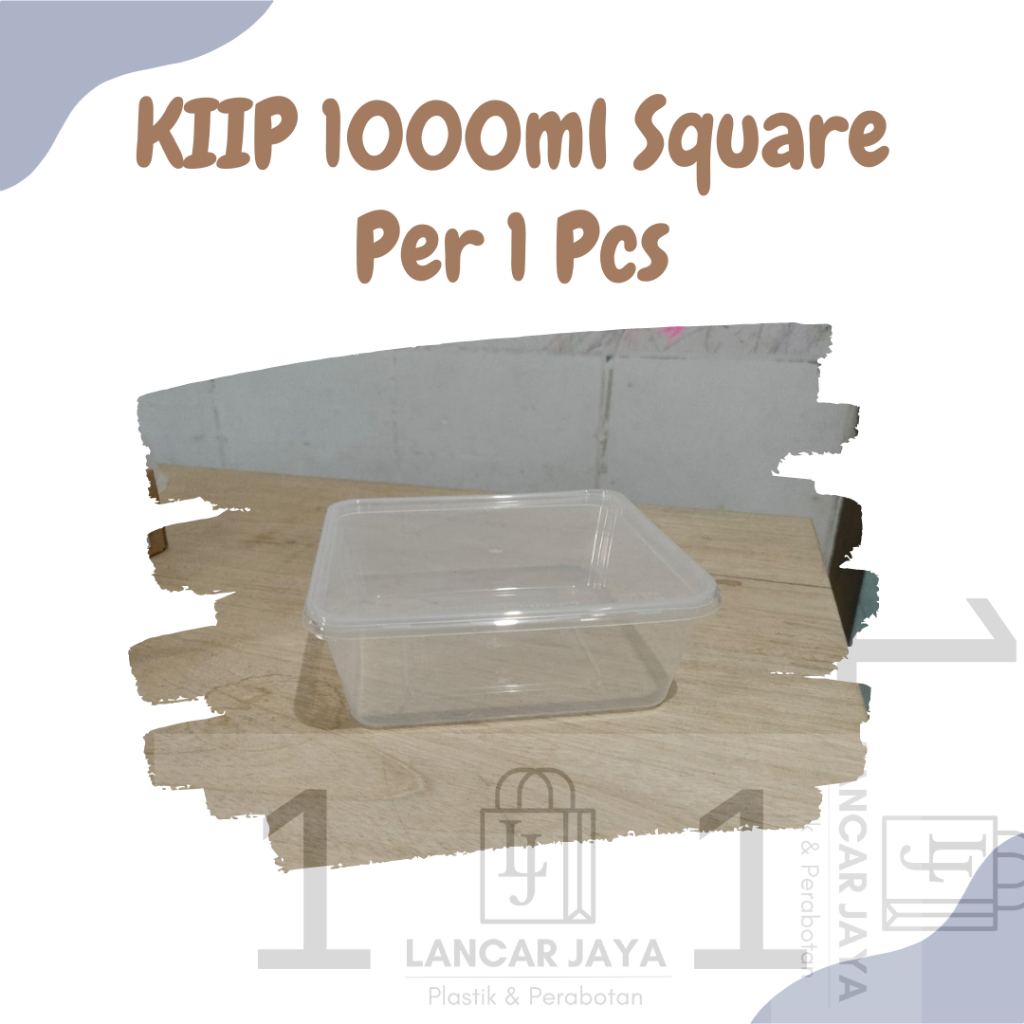 Thinwall Kiip 1000ml Square