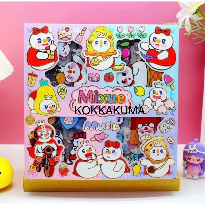 

( LLM ) MIXUE Sticker Box Karakter Snow King