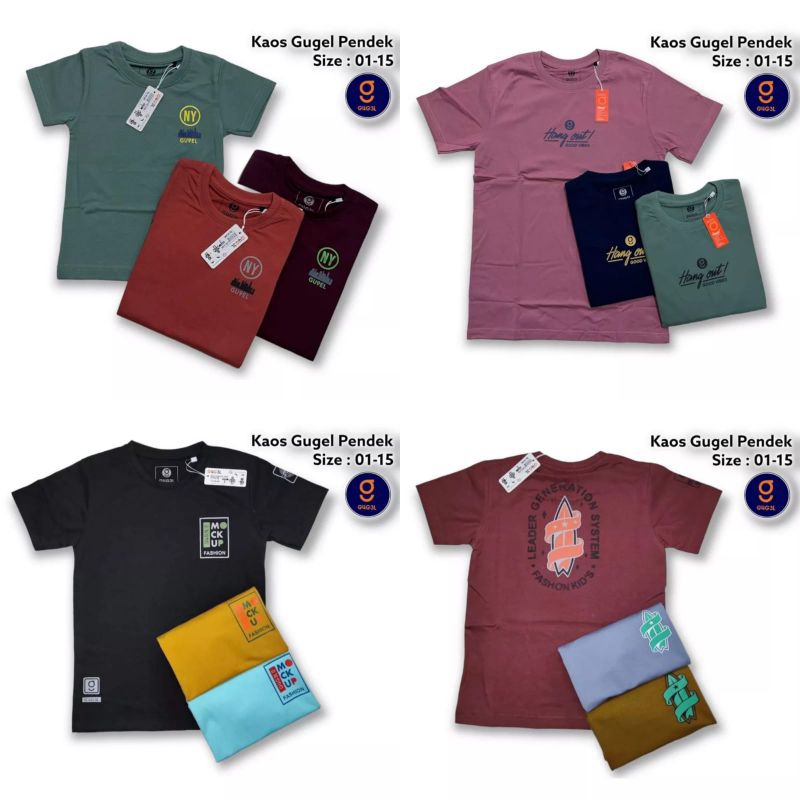 Kaos gugel anak ter update