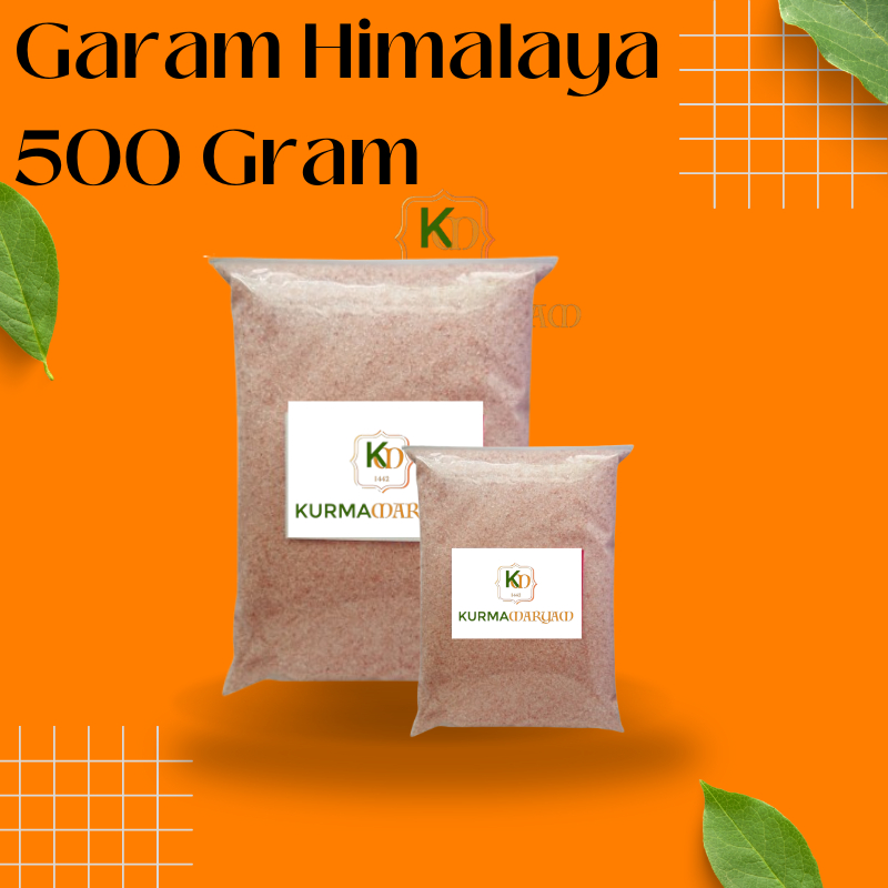 

Garam Himalaya 500 Gram Garem Himalayan Pink Salt Asli Pakistan Pink