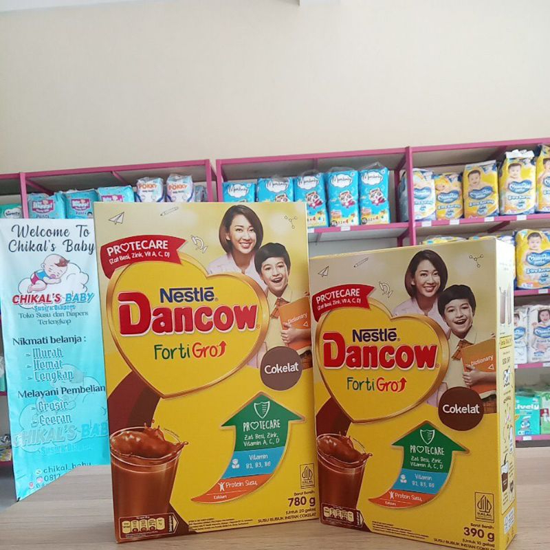 

Dancow Fortigo 195gr/390gr/780gr Rasa Cokelat