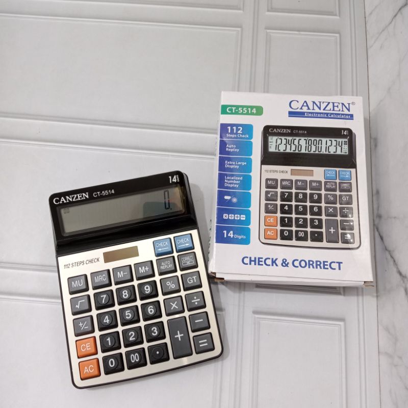 

KALKULATOR CT-5514 CANZEN/ KALKULATOR 14 DIGIT