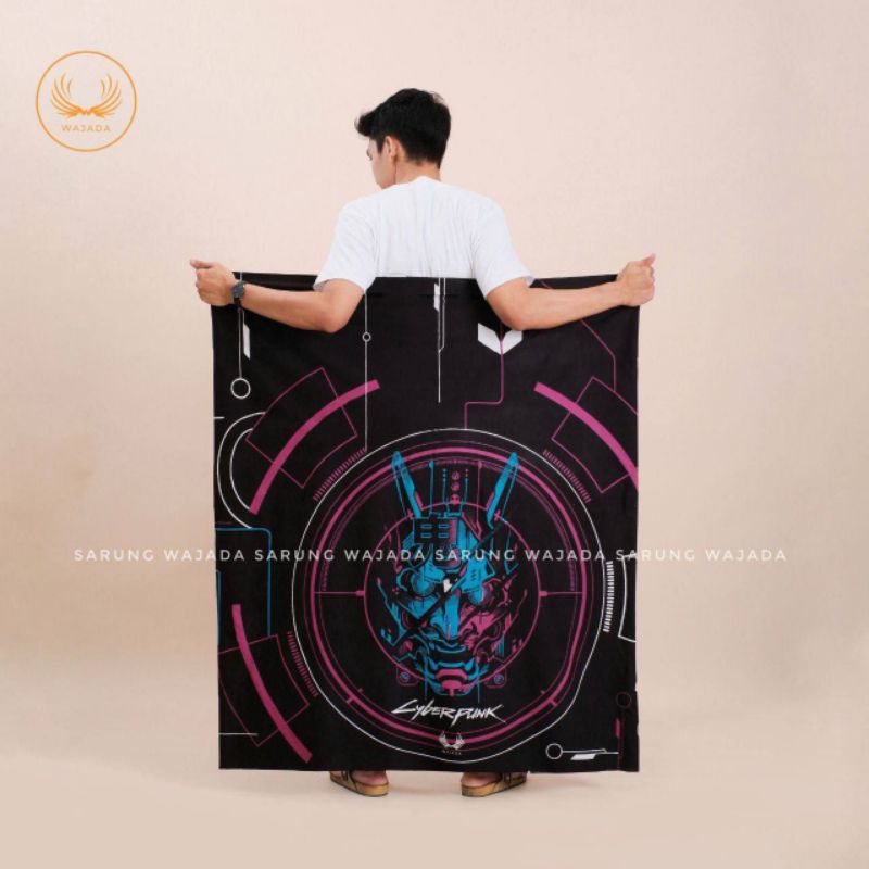 SARUNG MOTIF ANIME CYBER PUNK / SARUNG BATIK DEWASA / SARUNG ONE PIECE / SARUNG KARTUN MURAH TERBAIK