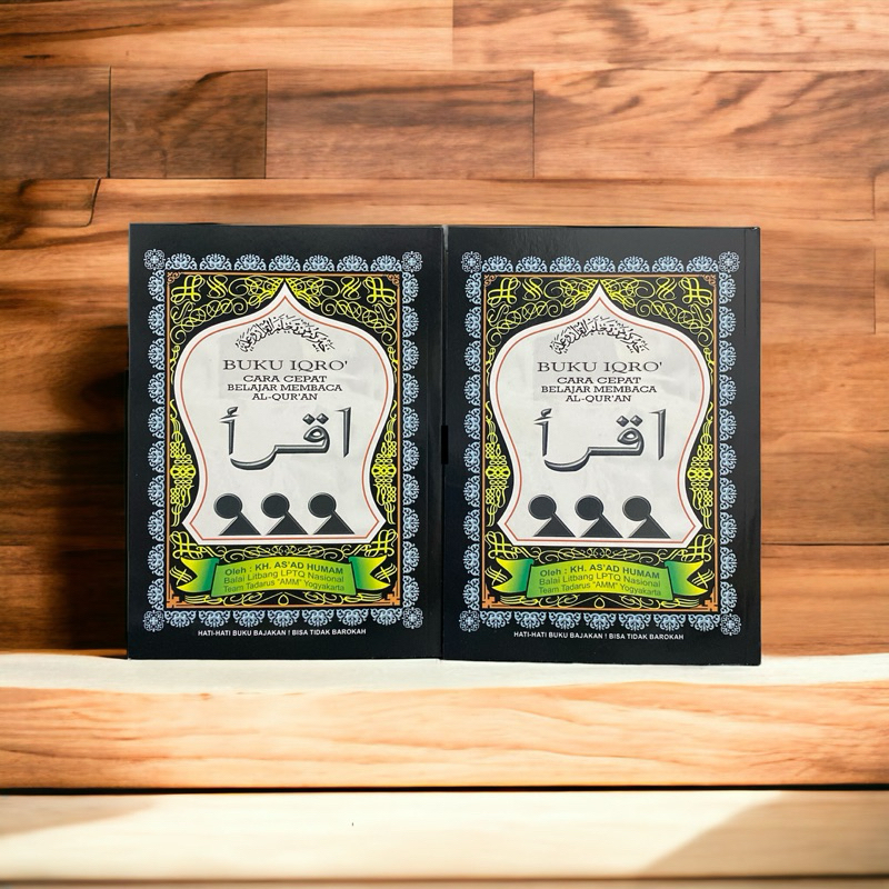 IQRO BESAR | BUKU IQRO BESAR | IQRO HITAM BESAR | ORIGINAL BUKAN BAJAKAN
