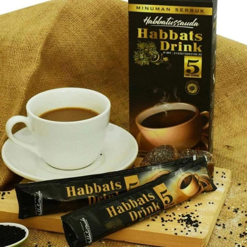 

Minuman Serbuk Habbatussaudah 5in1 - Habbats Drink isi 10 Sachet