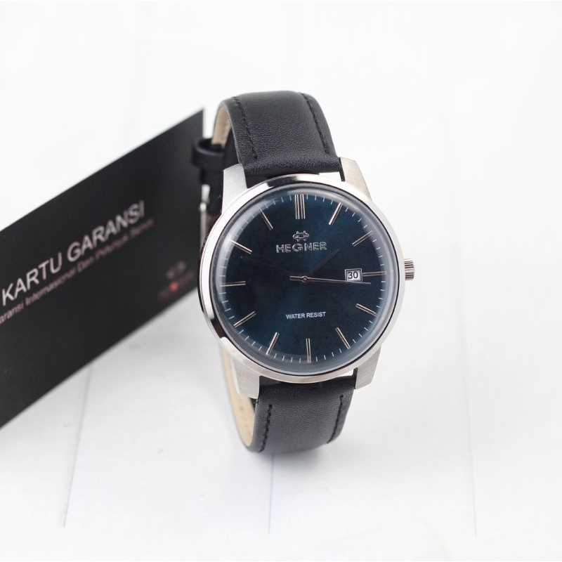 Jam Tangan Hegner 1637 Tangan Aktif Free Box