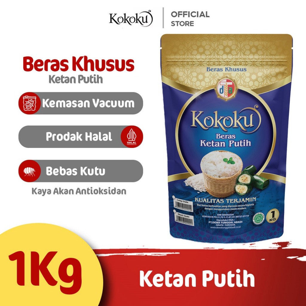 

KOKOKU - Ketan Putih 1kg