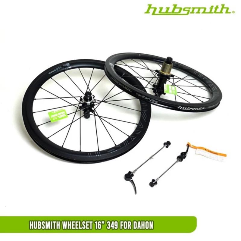 DL. HUBSMITH WHEELSET 16” 349 FOR DAHON