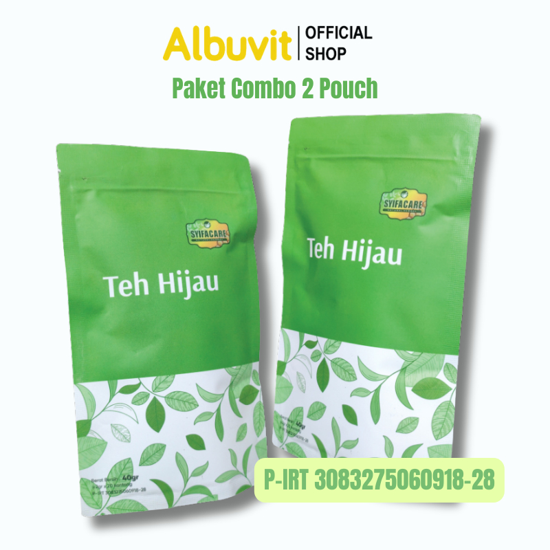 

PAKET COMBO - Teh Hijau Syifacare Green Tea - Teh Celup Camellia Sinensis 20 Tea Bag
