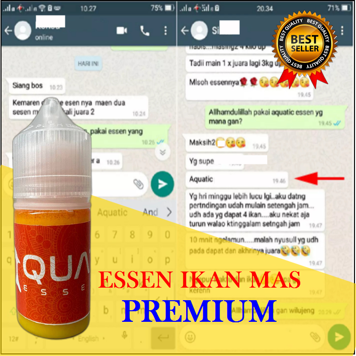 Essen Ikan Mas Premium Essen Oplosan Paling Ampuh Gacor Neter Termurah