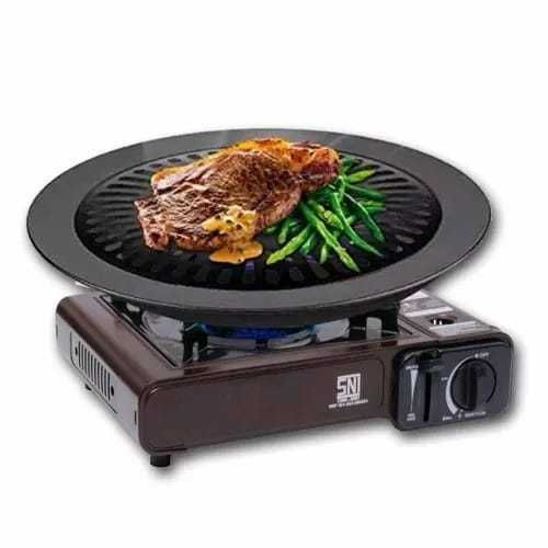 SET KOMPOR DAN GRILL PAN BBQ ALAT BAKAR KOREAN