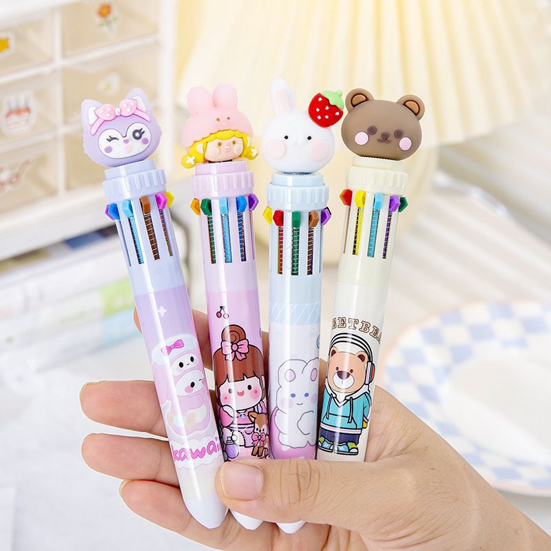 

Pulpen / pena 10 warna kartun