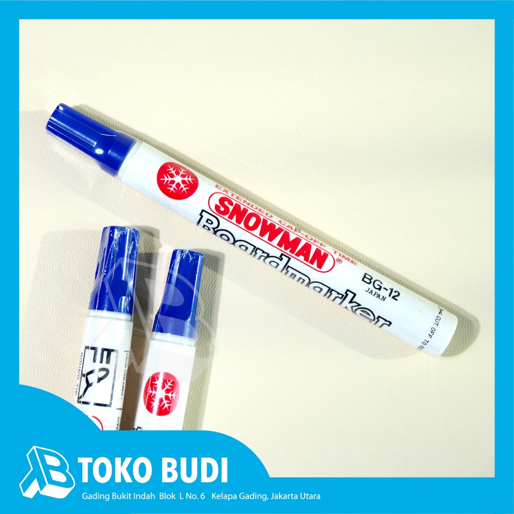 

Snowman Spidol Boardmarker Non Permanent - Biru