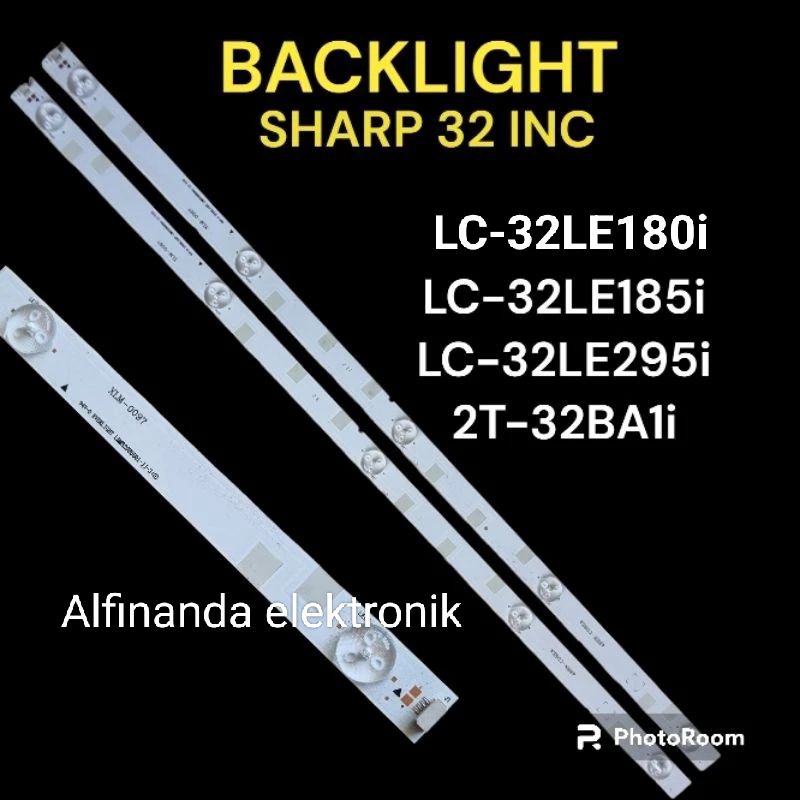 BACKLIGHT TV SHARP LC 32LE180i 32LE1851 32LE295i 2T-32BA1i