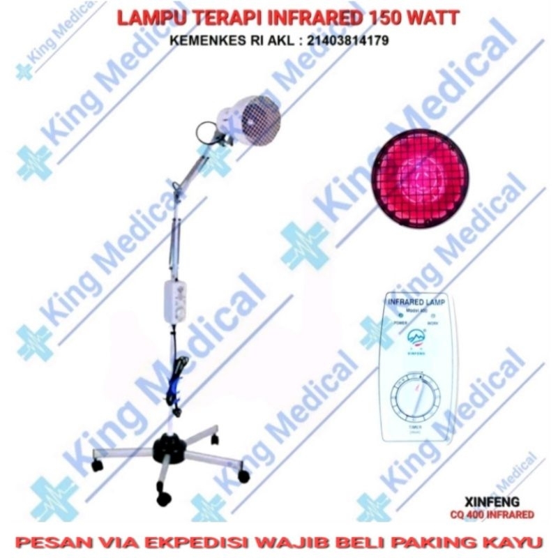 Lampu Terapi TDP CQ 400 Sinar Infrared
