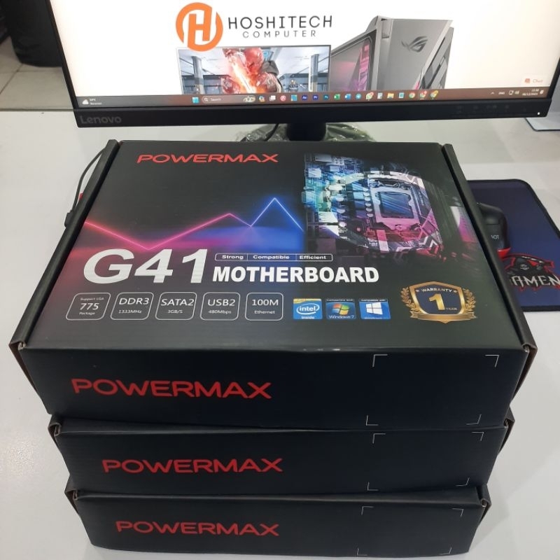 MOTHERBOARD G41 POWERMAX AMPTRON ESONIC INTEL LGA 775 DDR3