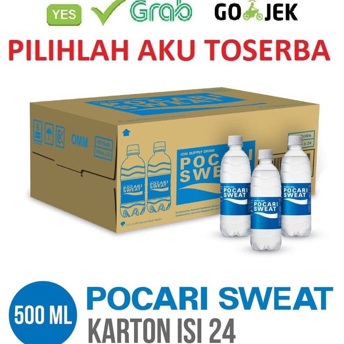 

[KODE TBQQA] POCARI SWEAT PET 500 ml - (1 KARTON ISI 24 BOTOL)